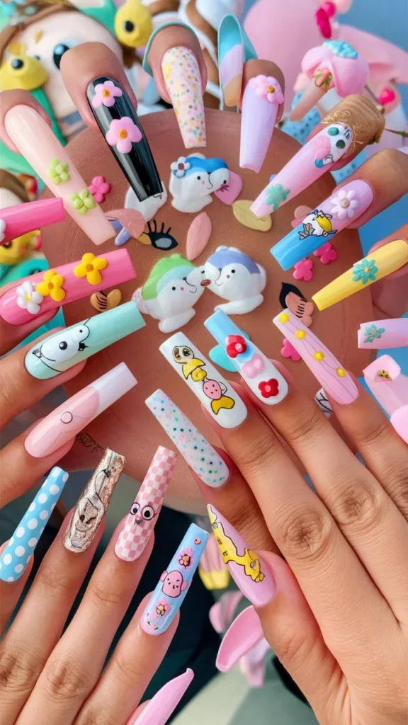 30+ Stunningly Cute Long Nail Ideas to Inspire Your Next Manicure