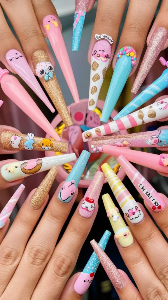 30+ Stunningly Cute Long Nail Ideas to Inspire Your Next Manicure