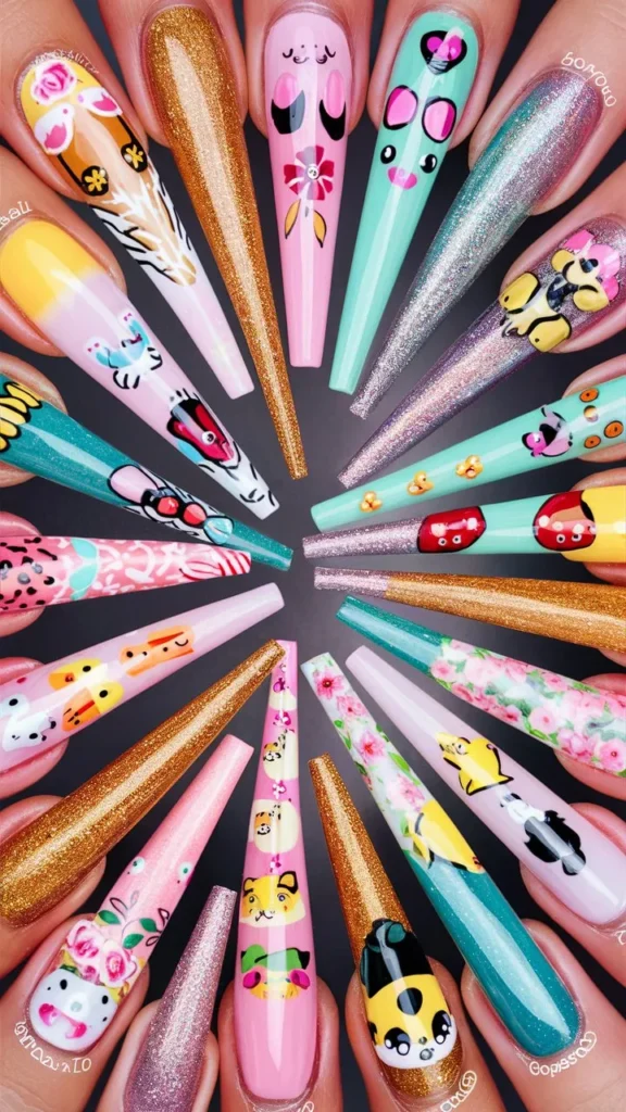 30+ Stunningly Cute Long Nail Ideas to Inspire Your Next Manicure