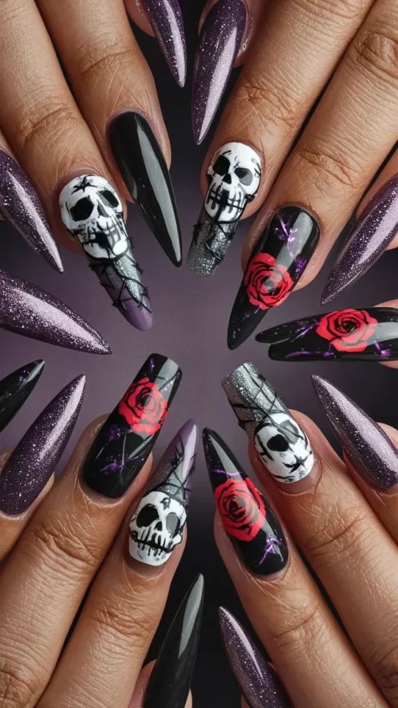 30+ Images of Cute Grunge Nail Ideas