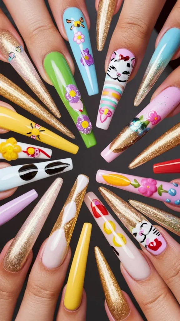 30+ Stunningly Cute Long Nail Ideas to Inspire Your Next Manicure