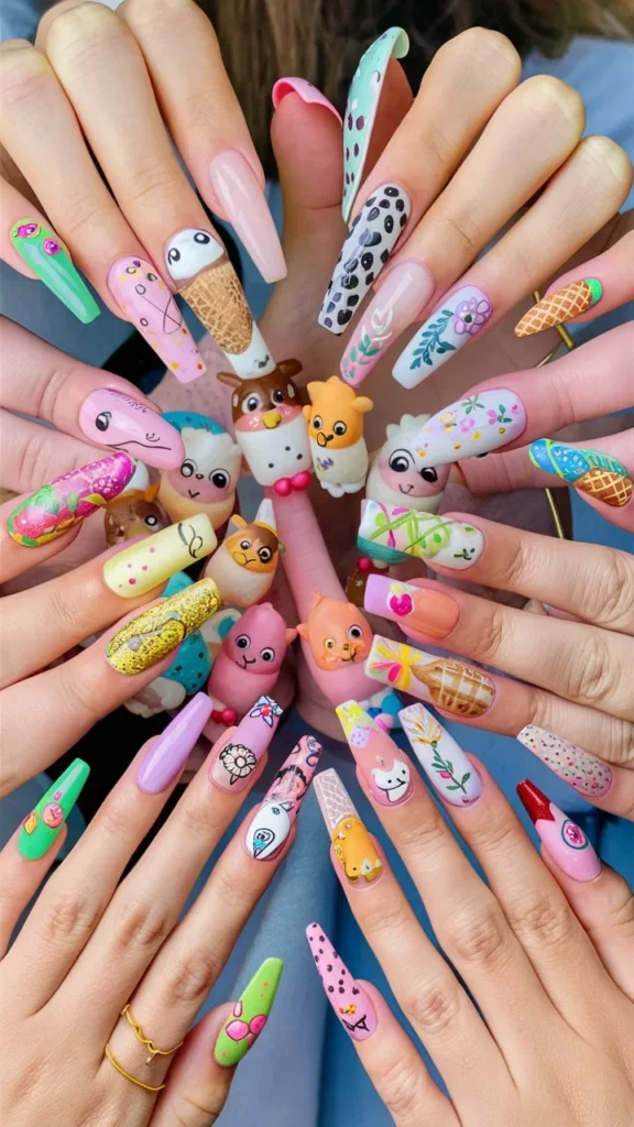 30+ Images of Cute Extra Long Nails Ideas for Bold and Beautiful Looks