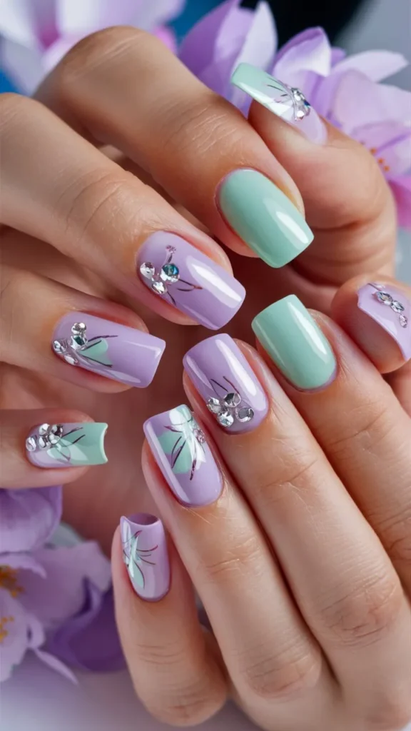 30+ Images of Cute Nails Ideas in Lilac