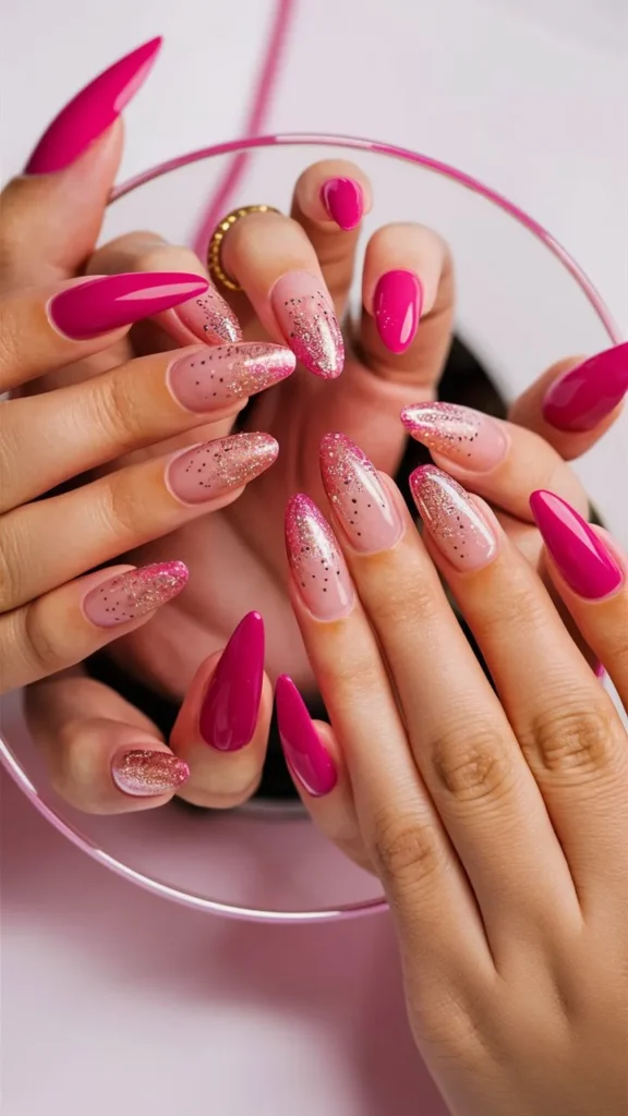 30+ Images of Cute Hot Pink Nail Ideas You’ll Love