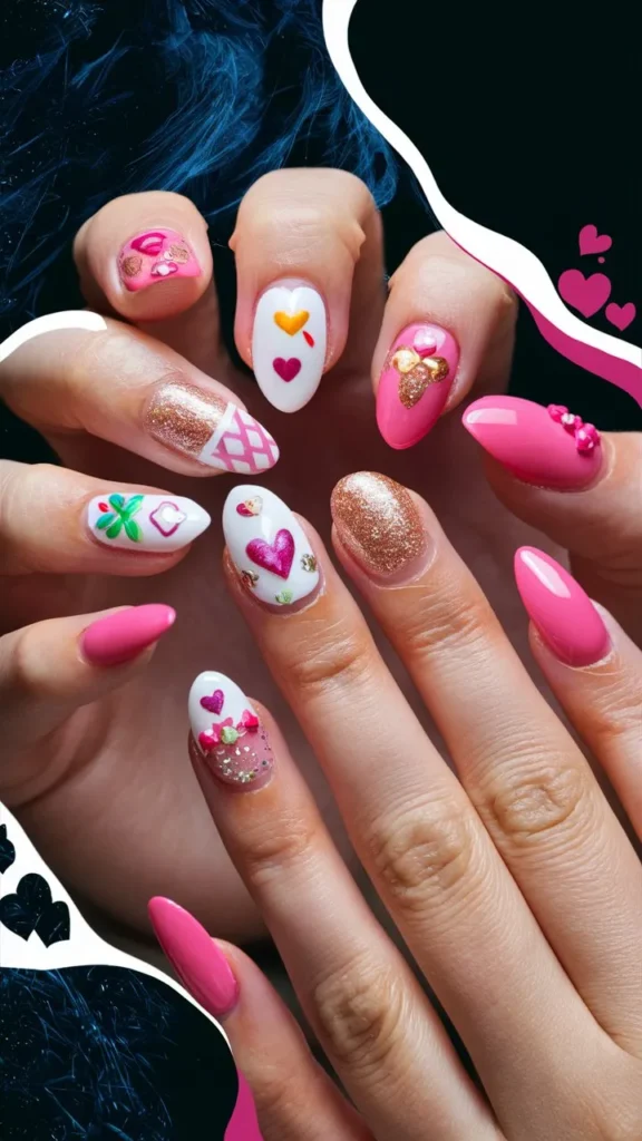 30+ Images of Cute Hot Pink Nail Ideas You’ll Love