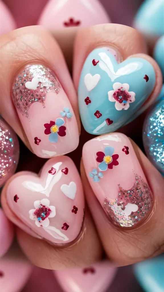 30+ Images of Cute Nails Ideas with Hearts – Perfect for Every Romantic Vibe!