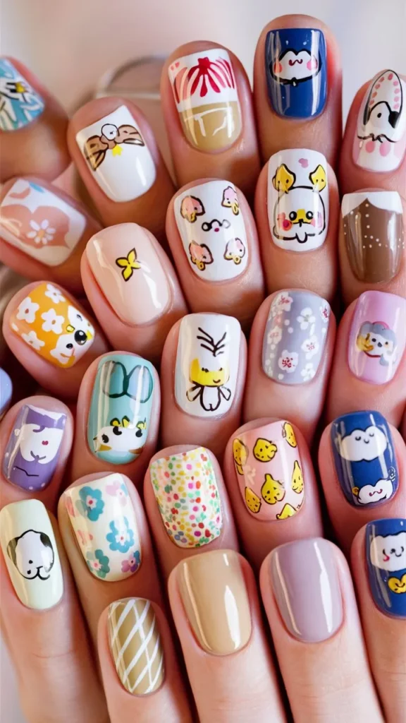 30+ Images of Cute Simple Korean Short Nails Ideas