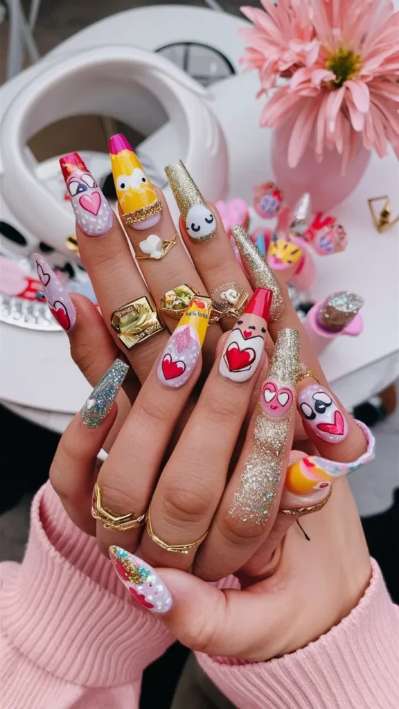 30+ Images of Cute Kuromi Nails Ideas for Every Kawaii Lover