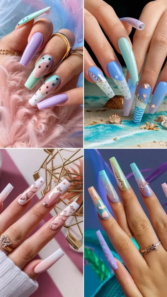 30+ Images of Acrylic Nails Ideas Long and Cute