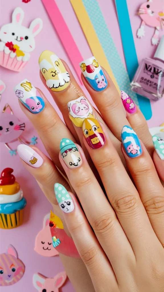 30+ Images of "Cute Kawaii Nail Ideas" to Inspire Your Adorable Style