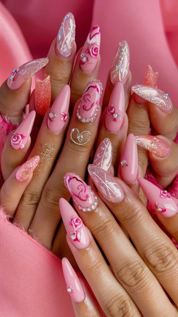 30+ Images of Cute Hot Pink Nail Ideas You’ll Love