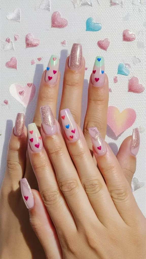 30+ Images of Cute Nails Ideas with Hearts – Perfect for Every Romantic Vibe!