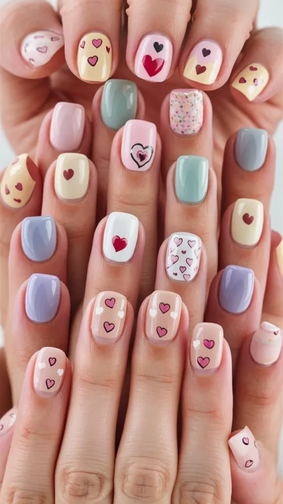 30+ Images of Cute Nails Ideas with Hearts – Perfect for Every Romantic Vibe!