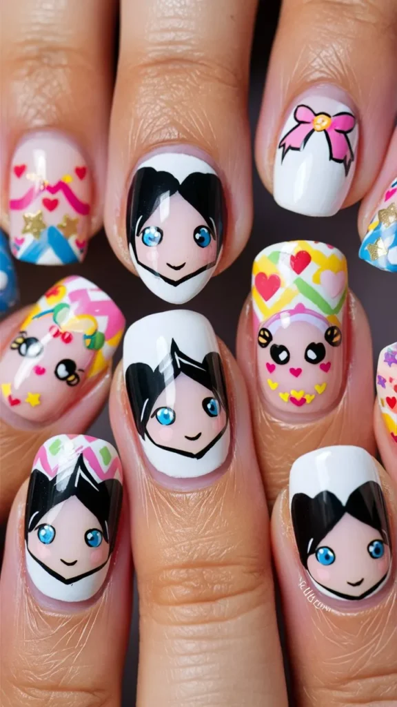 30+ Images of Cute Kuromi Nails Ideas for Every Kawaii Lover