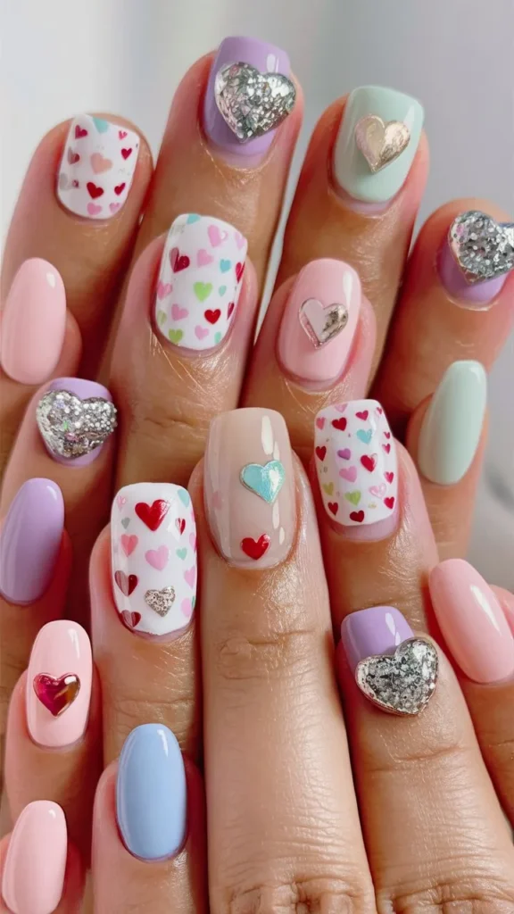 30+ Images of Cute Nails Ideas with Hearts – Perfect for Every Romantic Vibe!