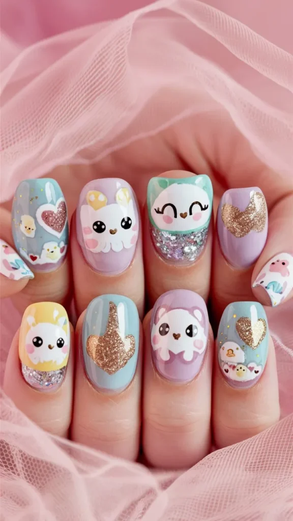 30+ Images of "Cute Kawaii Nail Ideas" to Inspire Your Adorable Style