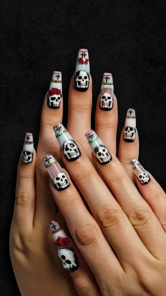 30+ Images of Cute Medium Acrylic Nails Coffin Ideas