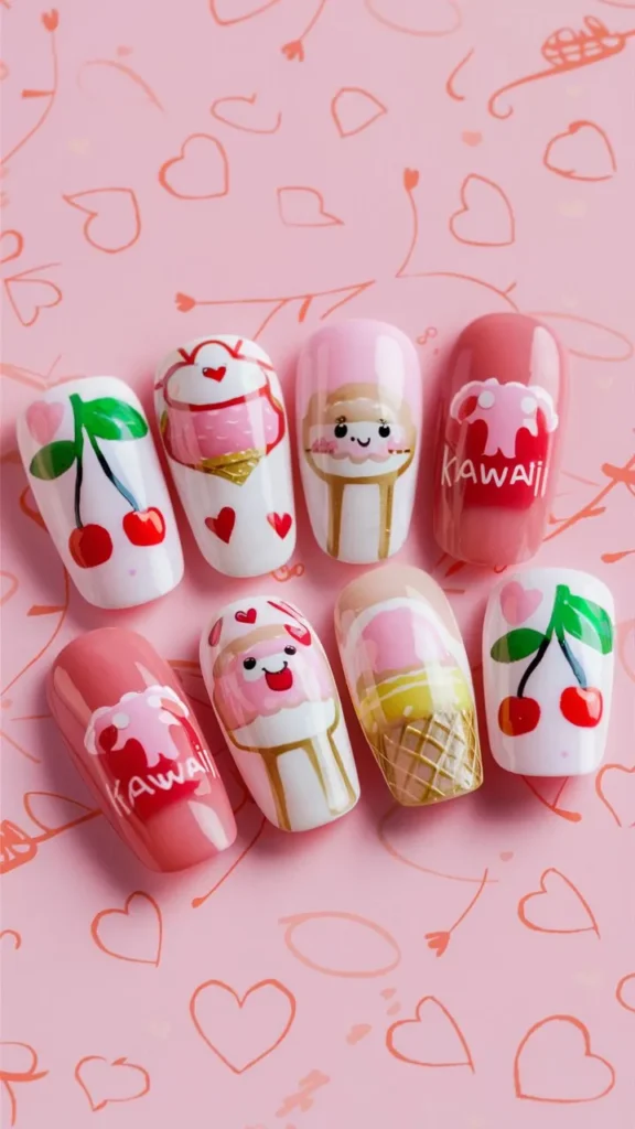 30+ Images of "Cute Kawaii Nail Ideas" to Inspire Your Adorable Style