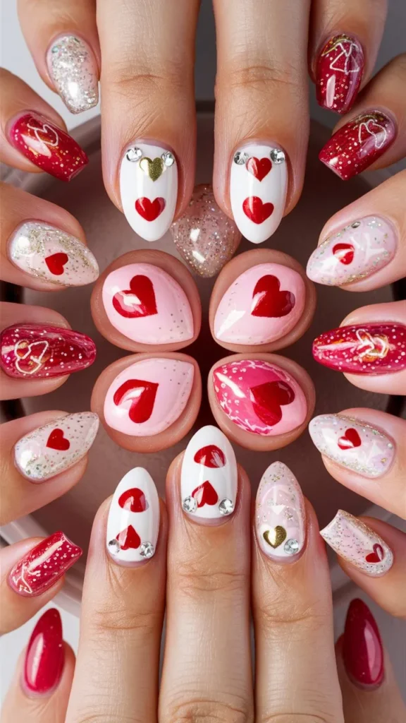 30+ Images of Cute Nails Ideas with Hearts – Perfect for Every Romantic Vibe!