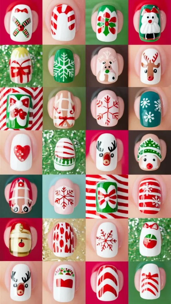 30+ Images of Cute Holiday Nail Ideas to Get You Festive