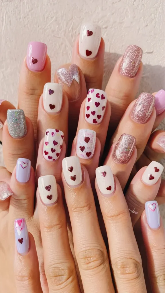 30+ Images of Cute Nails Ideas with Hearts – Perfect for Every Romantic Vibe!