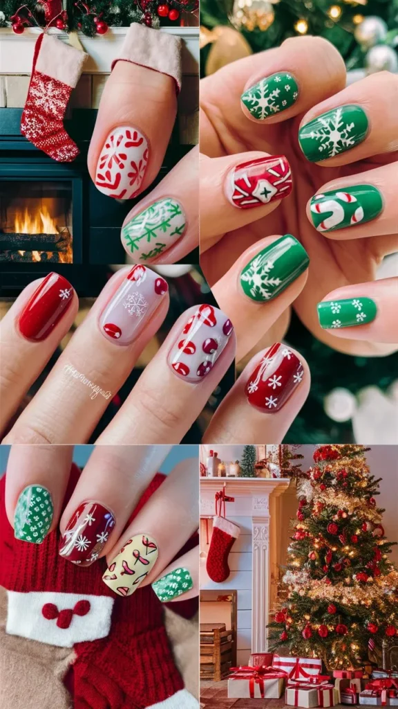 30+ Images of Cute Holiday Nail Ideas to Get You Festive