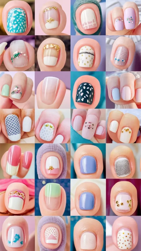 30+ Images of Cute Simple Korean Short Nails Ideas