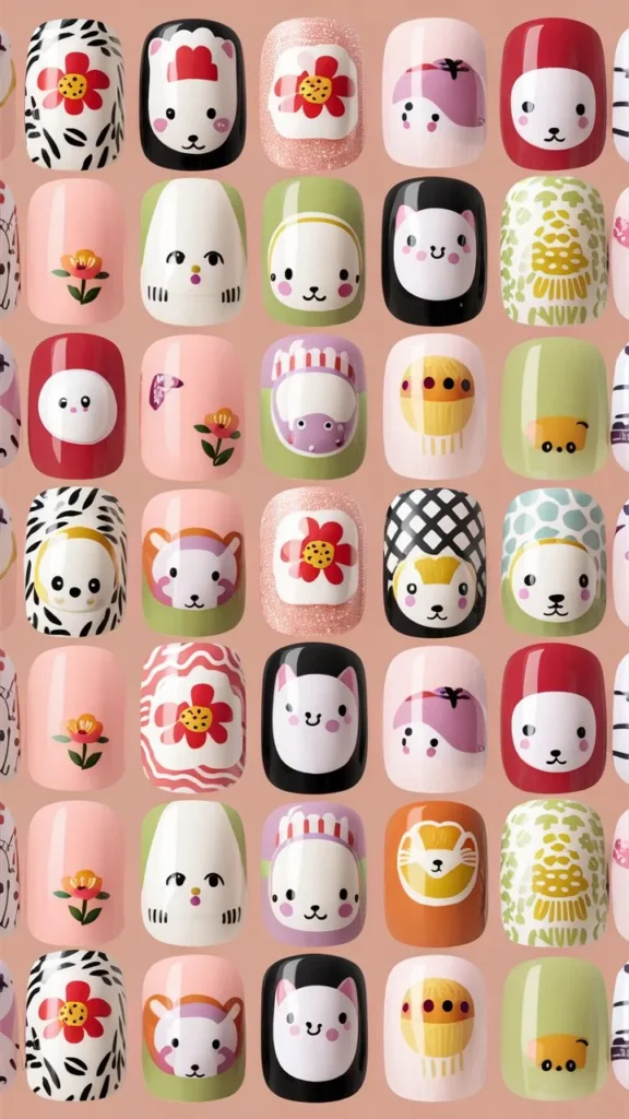 30+ Images of Cute Simple Korean Short Nails Ideas