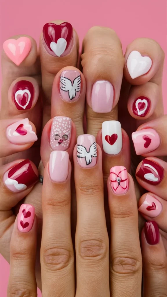 30+ Images of Cute Nails Ideas with Hearts – Perfect for Every Romantic Vibe!