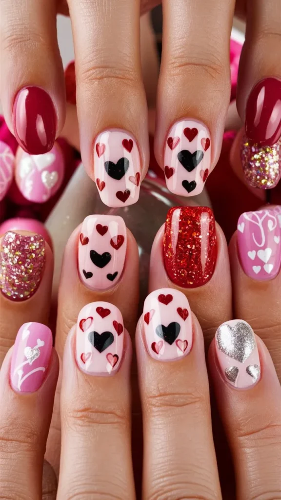 30+ Images of Cute Nails Ideas with Hearts – Perfect for Every Romantic Vibe!