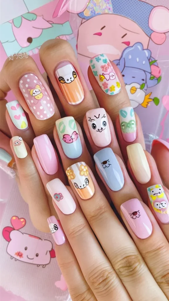 30+ Images of "Cute Kawaii Nail Ideas" to Inspire Your Adorable Style