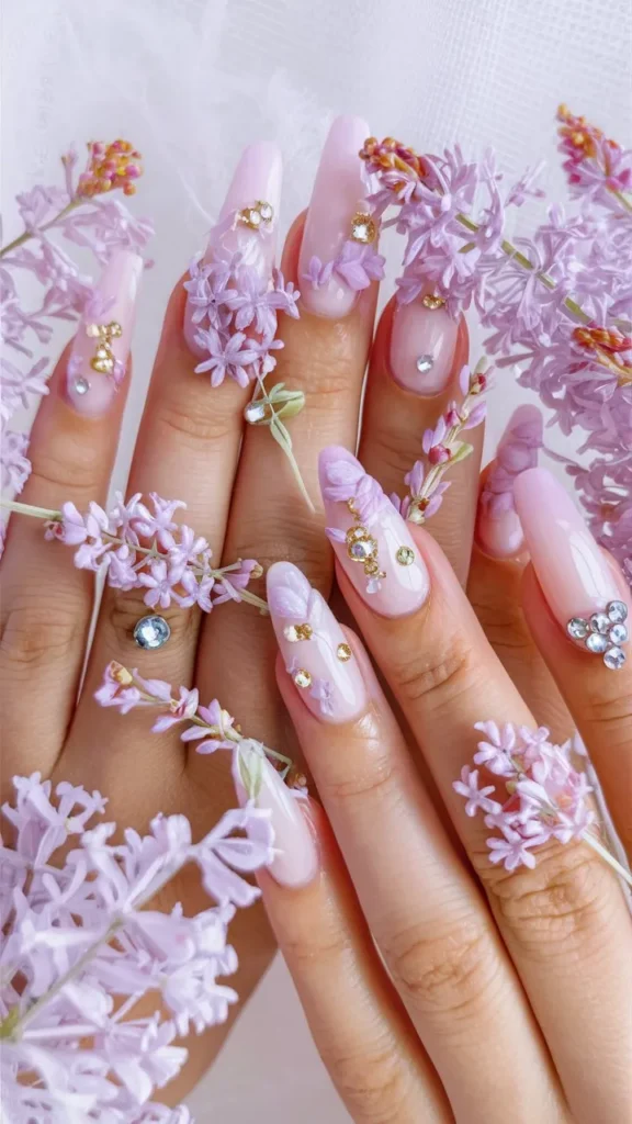 30+ Images of Cute Nails Ideas in Lilac