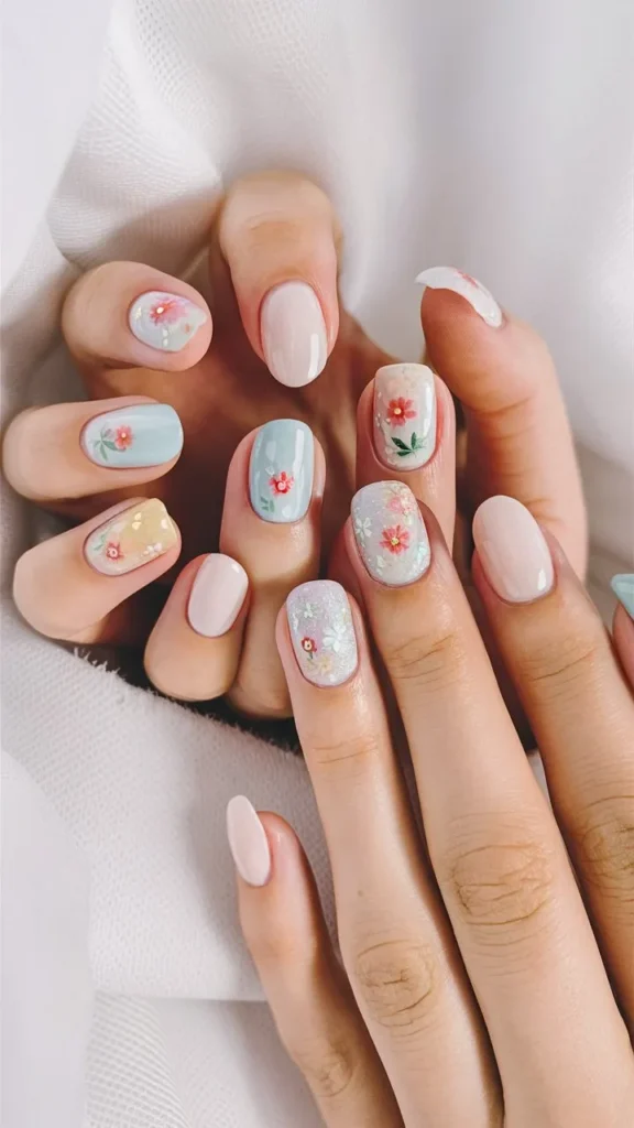 30+ Images of Cute Simple Korean Short Nails Ideas