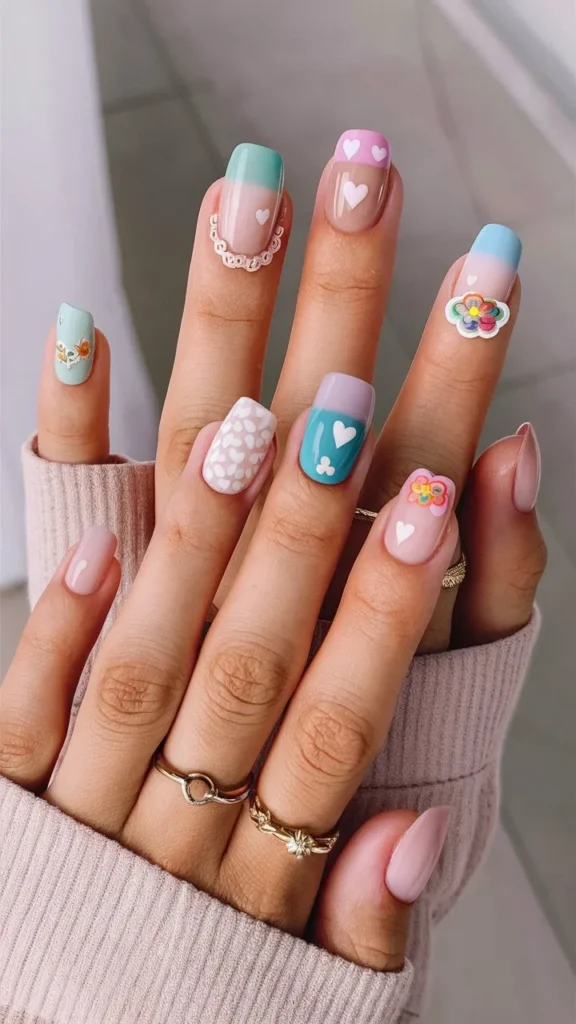 30+ Images of Cute Simple Korean Short Nails Ideas