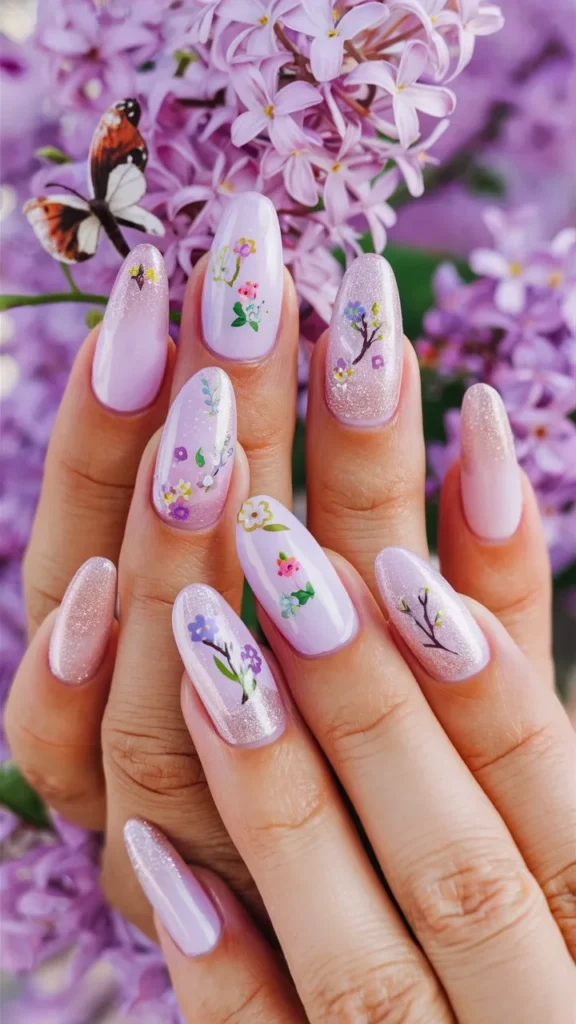 30+ Images of Cute Nails Ideas in Lilac