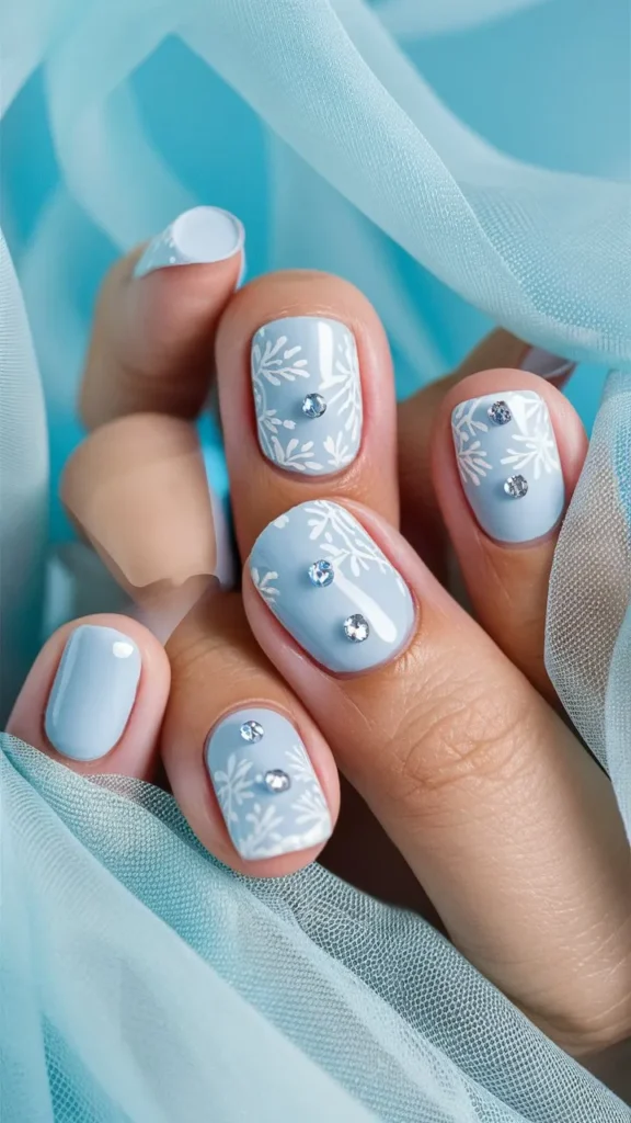 30+ Images of Cute Light Blue Nails Ideas for Every Style