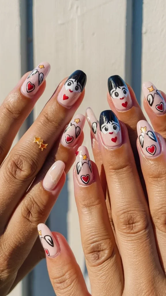 30+ Images of Cute Kuromi Nails Ideas for Every Kawaii Lover