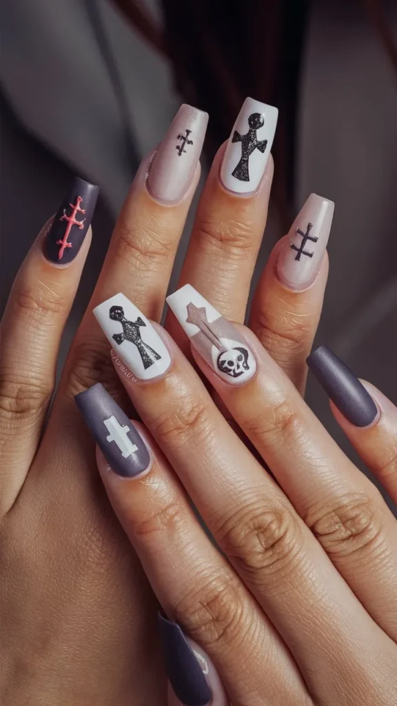 30+ Images of Cute Medium Acrylic Nails Coffin Ideas