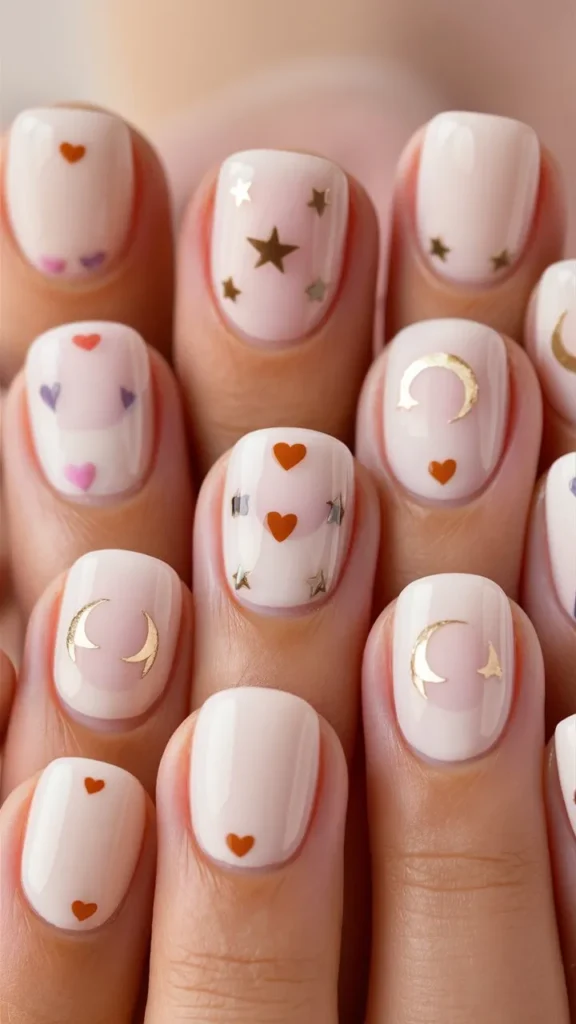 30+ Images of Cute Simple Korean Short Nails Ideas