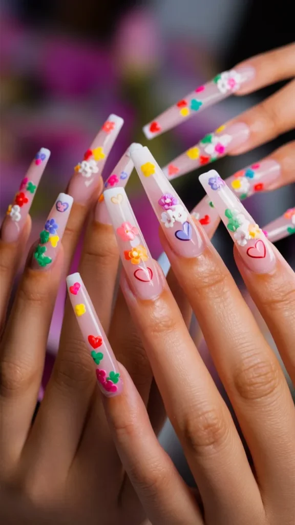 30+ Images of Acrylic Nails Ideas Long and Cute