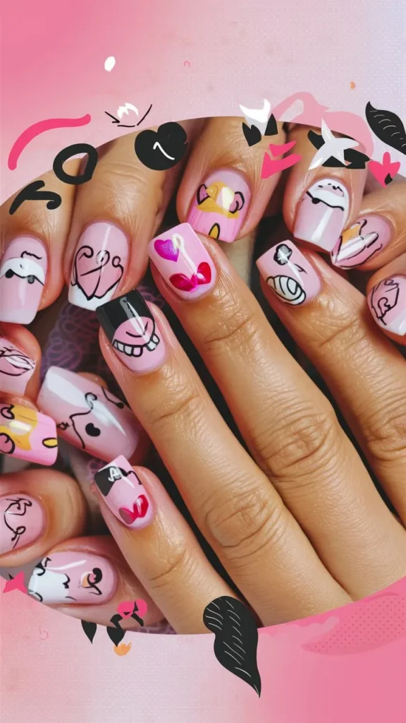 30+ Images of Cute Kuromi Nails Ideas for Every Kawaii Lover