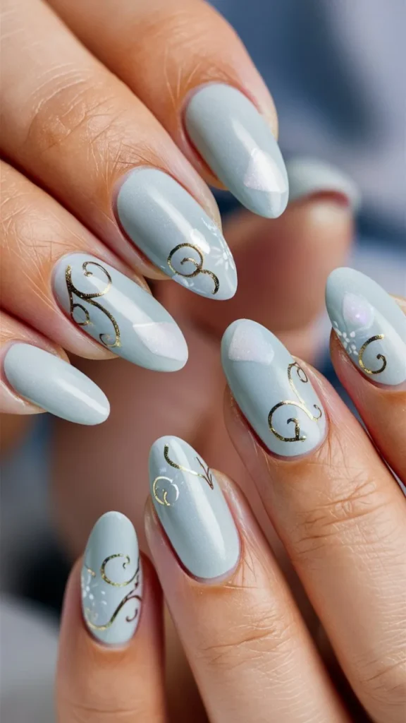 30+ Images of Cute Light Blue Nails Ideas for Every Style