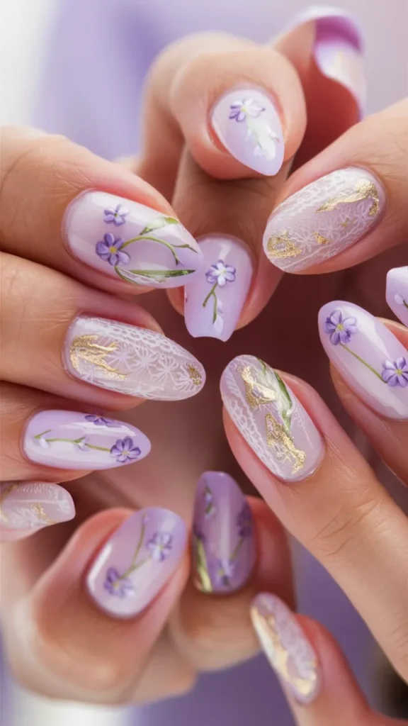 30+ Images of Cute Nails Ideas in Lilac