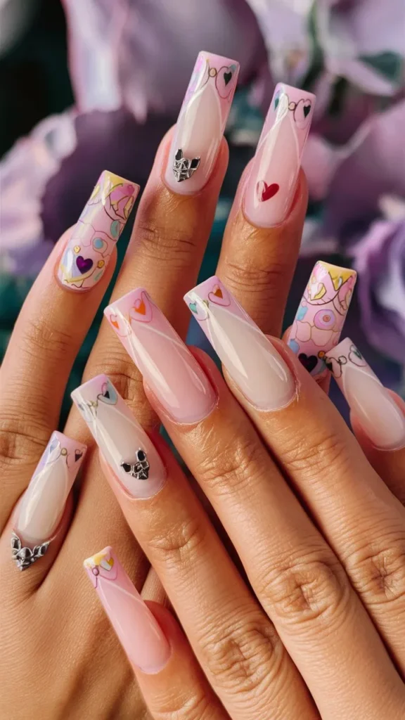 30+ Images of Cute Medium Acrylic Nails Coffin Ideas