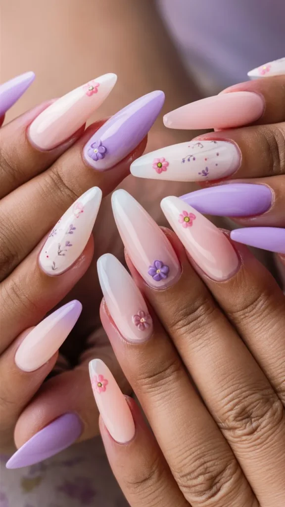 30+ Images of Cute Medium Acrylic Nails Coffin Ideas