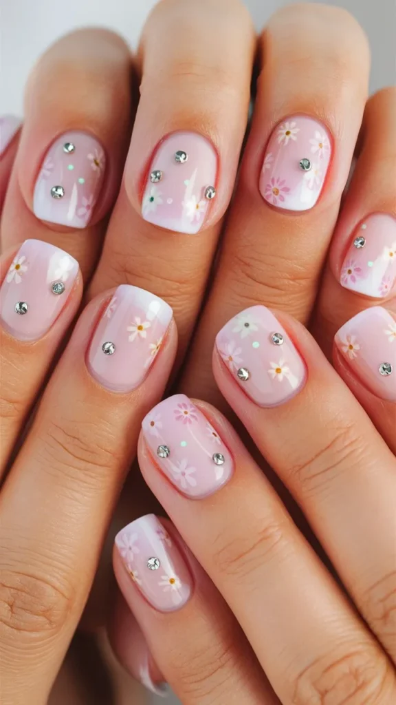 30+ Images of Cute Simple Korean Short Nails Ideas