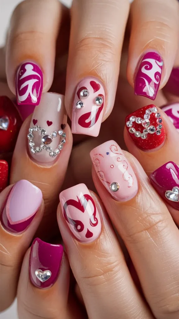 30+ Images of Cute Nails Ideas with Hearts – Perfect for Every Romantic Vibe!