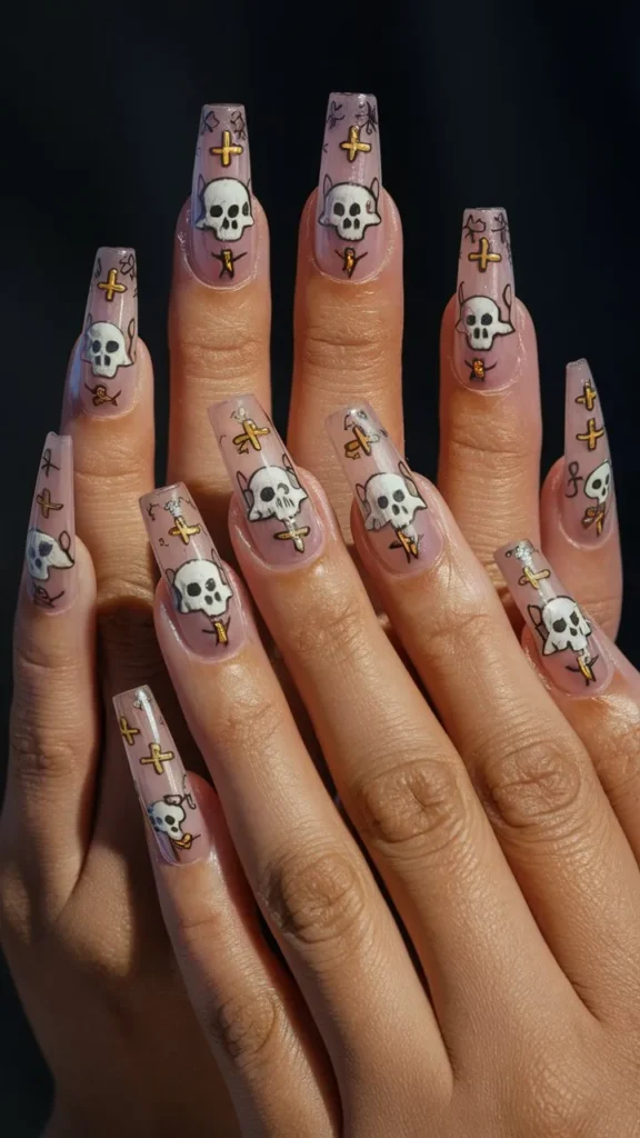 30+ Images of Cute Medium Acrylic Nails Coffin Ideas