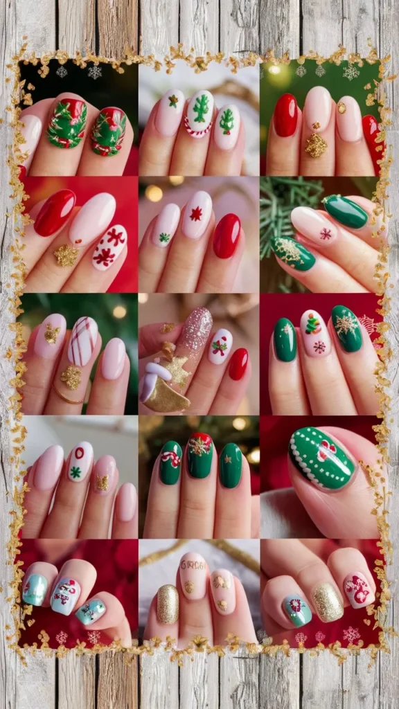 30+ Images of Cute Holiday Nail Ideas to Get You Festive