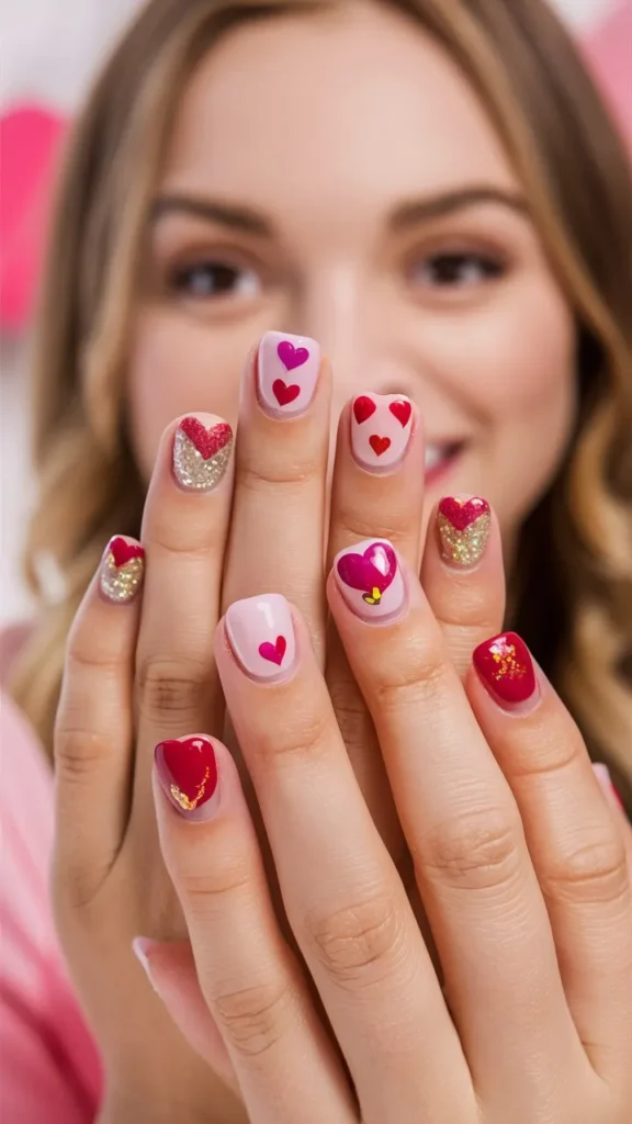 30+ Images of Cute Nails Ideas with Hearts – Perfect for Every Romantic Vibe!